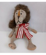Vintage 1993 Poseable Lion With Bow 10&quot; Plush Collectible Rare - $41.54 CAD