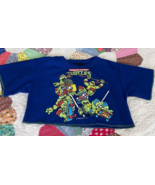 Vtg Teenage Mutant Ninja Turtles Shirt Wormser Michelangelo USA 90s - $460.08 MXN