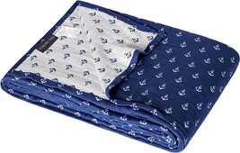 Sterling Creek Anchor 100% Cotton Three Layers Pre-Washed Gauze, King, Navy - £35.37 GBP