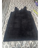 Harve Benard Women&#39;s  Black Corduroy Sleeveless Jumper Dress Size 16 - $18.00