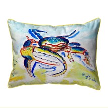 Betsy Drake Colorful Fiddler Crab Large Indoor Outdoor Pillow 16x20 - £37.19 GBP