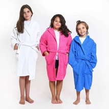 Organic Cotton Kids bathrobe embroidery  - £31.45 GBP