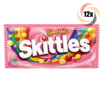 12x Packs Skittles Smoothie Assorted Flavors Bite Size Candies | 1.76oz - $29.12