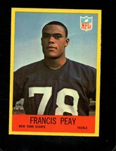 1967 Philadelphia #117 Francis Peay Ex (Rc) Ny Giants Nicely Centered *X53566 - £3.91 GBP