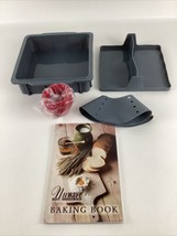 NuWave Oven Silicone Bakeware Kit Pan Divider Ring Cupcake Liners Recipe... - $34.60