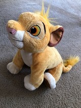 Disney The Lion King Simba Plush Toy Stuffed Animal 14&quot; Disney Parks - £15.50 GBP
