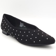 Esprit Women Danika Slip On Pointed Toe Studded Ballet Flats Size US 6 Black - £23.22 GBP