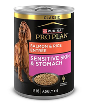 Purina Pro Plan Wheat-Free Salmon and Rice Pate Wet Dog Food 13 oz. 1 Si... - $12.82
