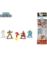 New Nano Metal (5) Figures Wonder Woman,Cyborg,Flash,Batman,Parademon Pa... - $13.66 CAD
