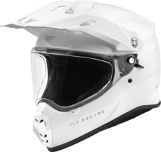 Fly Racing Trekker Solid Helmet, White, Small - £149.47 GBP