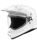 FLY RACING Trekker Solid Helmet, White, Small - £149.36 GBP