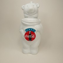 Coca-Cola Polar Bear Plastic Beverage Cup  Tall Made in Canada  FIK3B - £3.90 GBP