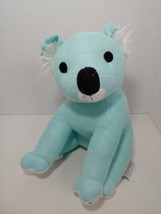 Aden and Anais Koala azure aqua blue bamboo musy mate plush stuffed toy FLAWED - $9.89