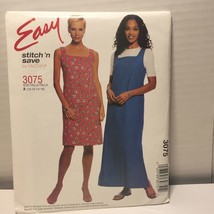 Easy Stitch &#39;n Save 3075 Size 10-16 Misses&#39; Miss Petite Dress or Jumper - £10.26 GBP
