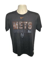 Nike NY Mets Baseball Adult Medium Gray TShirt - $332.91 MXN