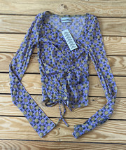 urban outfitters NWT $39 Women’s floral sheer top size XS purple H10 - £13.10 GBP