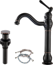 Vessel Sink Faucet Oil Rubbed Bronze, 360° Swivel Bathroom Sink Fauce - £79.97 GBP