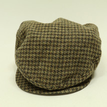 Lake Of The Isles Men&#39;s Newsboy Cap 100% Wool Herringbone Hat Size M - $18.57