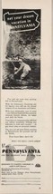 1949 Print Ad Pennsylvania Dept of Commerce Fishing Dream Vacation Harri... - £11.50 GBP