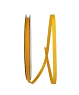 Grosgrain Style Ribbon, 3/8 Inch X 100 Yards, Yellow Gold - £15.63 GBP