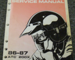1986 1987 Honda ATC200X ATC 200X Service Shop Repair Manual OEM 61HB501 - $69.99