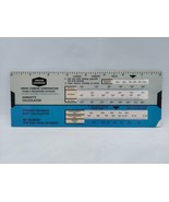 Vintage Humidity Calculator Slide Rule Union Carbide  - $11.87