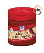 6x Shakers McCormick Chipotle Chili Pepper Seasoning | .90oz | Ripe Peppers - £31.02 GBP