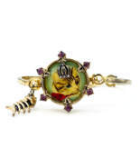 Betsey Johnson Jeweled Vintage Kitty Cameo Toggle Bracelet - $83.92 CAD
