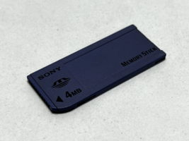 Sony Genuine Memory Stick 4MB MEGABYTE MSA-4A Camera Memory Card - £7.77 GBP