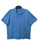 Champion Duo Dry Mens Large Medium Blue Short Sleeve Golf Polo Shirt - €11,15 EUR