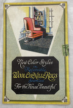 1930s Wool Chenille Rug Mailer Flyer Catalog Booklet Brochure Lincoln NE - £11.91 GBP