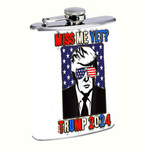 President Donald Trump 2024 L5 8oz Stainless Steel Flask Drinking Whiske... - £12.47 GBP