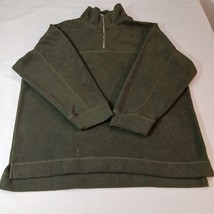 Willi Smith Collection Men's Green 1/4 Zip Pullover Fleece Sweatshirt Size M image 9