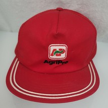Vintage K Products Trucker Hat Red White Mesh Agripro Seeds Snapback Cap - £27.05 GBP