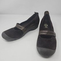Merrell Mary Jane Shoes Womens Sz 11 Plaza Bandeau Brown Leather Comfort Shoe - £31.10 GBP