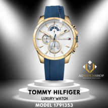 Tommy Hilfiger Herren Quarz Analog Weißes Zifferblatt 48mm Uhr 1791353 - £93.60 GBP