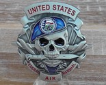 FAM FAMS Federal Air Marshal Skull &amp; Beret Challenge Coin - $30.68