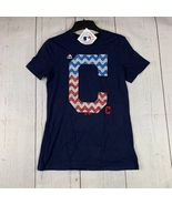 Cleveland Guardians MLB XL Majestic Casual T-Shirt Blue New Youth Girls - $13.94 CAD