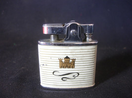 Auer Champion Palace Castle Silver Tone Cigarette Lighter Japan - $24.95