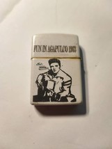 Elvis Presley Fun in Acapulco band zippo lighter in working order in zip... - £106.19 GBP