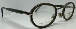 Vintage Gold &amp; Wood By Elce Oval 907.94.16 Rare Unisex Collectors Rx Eyeglasses - £160.53 GBP