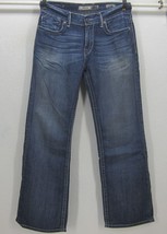 Bke Buckle &quot;Justin&quot; Bootcut Men&#39;s (33R) W35 L32 100% Cotton Dark Blue Jeans - £15.32 GBP