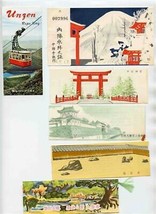 6 Different Colorful Japan Tourist Attraction Souvenir Tickets 1980&#39;s - £18.72 GBP