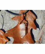 Clear Quartz Crystal Pendant and Necklace from Arkansas Amplify Energy H... - $32.80 CAD