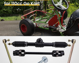Steering Wheel Parts Assembly 110cc + Tie Rod Rack Adjustable Shaft fit ... - $108.90