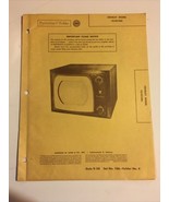 SAMS PHOTOFACT SERVICE MANUAL 1950 Crosley Model 10-421MU 106-4 Televisi... - $4.94