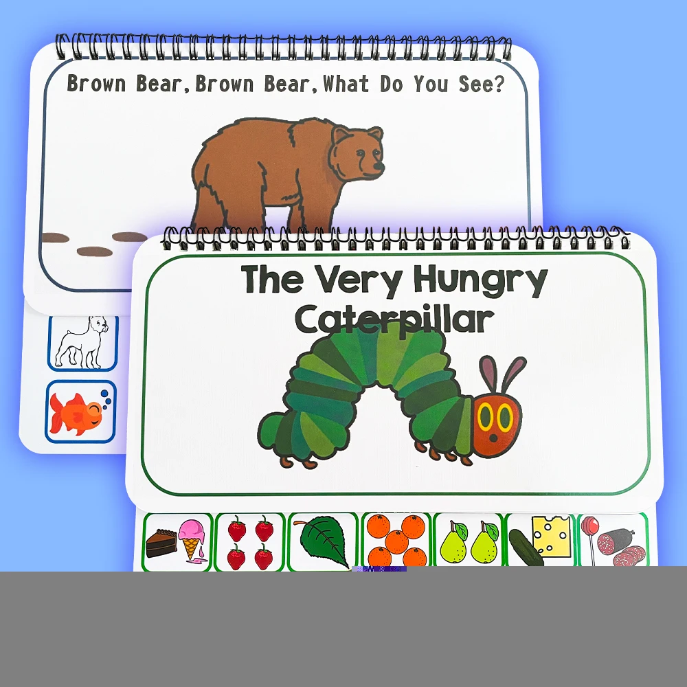  hungry caterpillar brow bear what do you see activity quiet book picture reading books thumb200