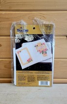 Sewing Cross Stitch Pattern Bucilla Bible Cover Open Box 2005 - $20.74