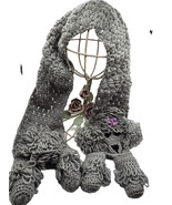 Grey Poodle Breed Puppy Dog Scarf Crochet Handmade byBren - €39,39 EUR