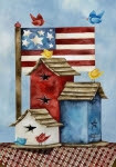 Primary image for  Freedom Birdhouses House Flag 1328